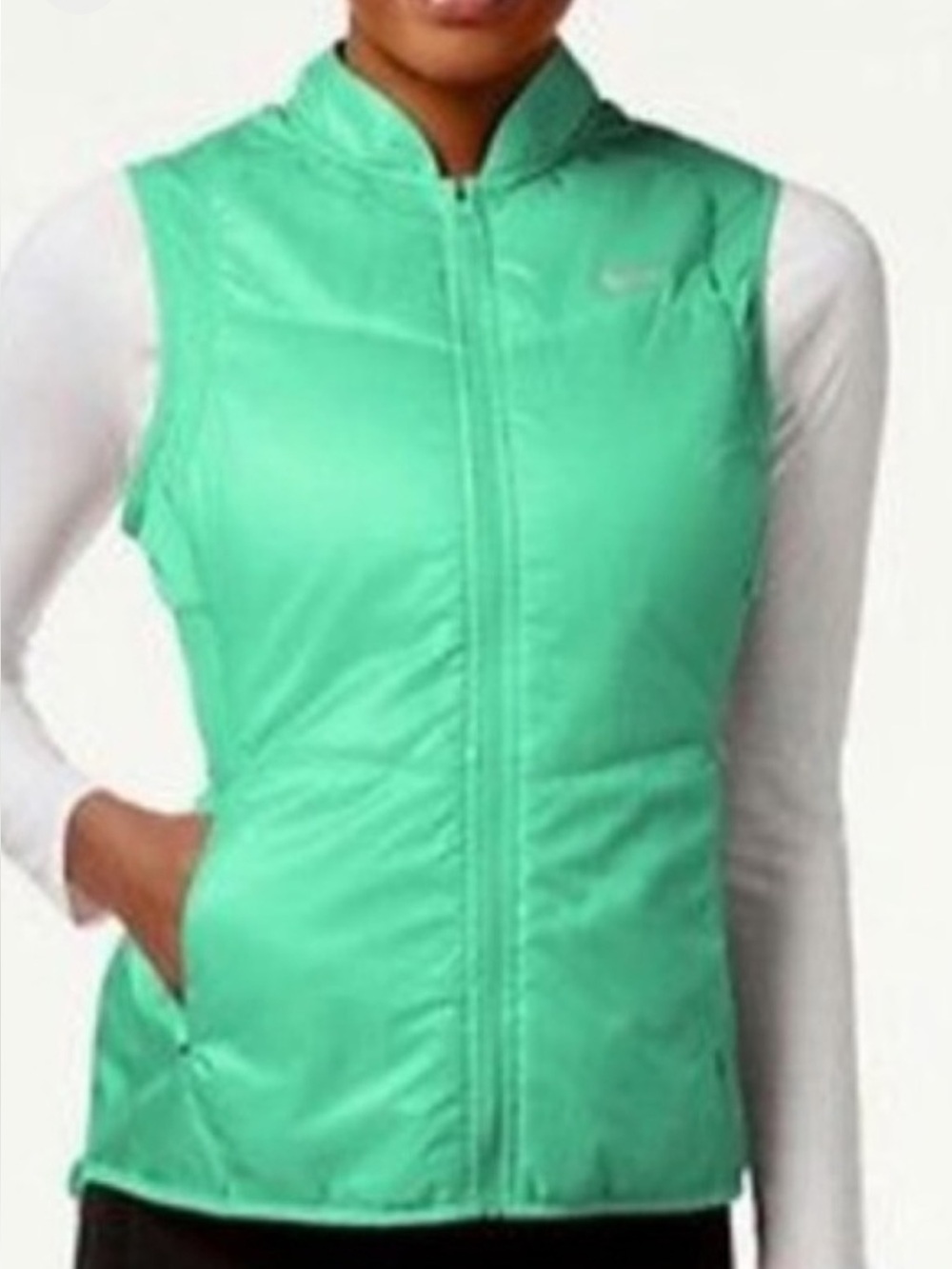 Nike M Aqua blue/green Sleeveless athletic  running Vest